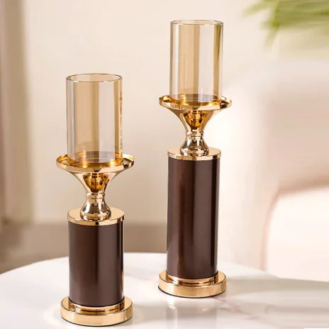American Style Candlestick Holder Luxury Design Hurricanes Candle Holder for Decorative Purpose Home Hotels Restaurant