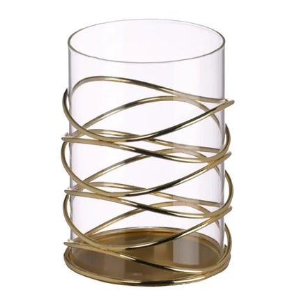 American Style Candlestick Holder Luxury Design Hurricanes Candle Holder for Decorative Purpose Home Hotels Restaurant