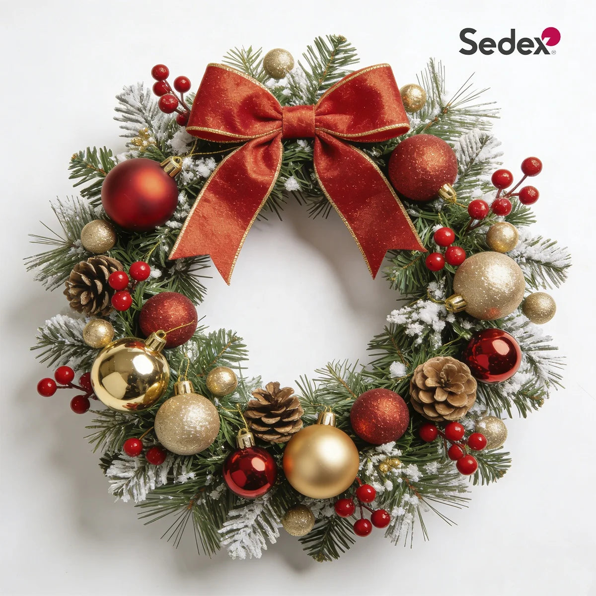 Wholesale Customized Christmas Garland Unique Christmas Wreath Decorations