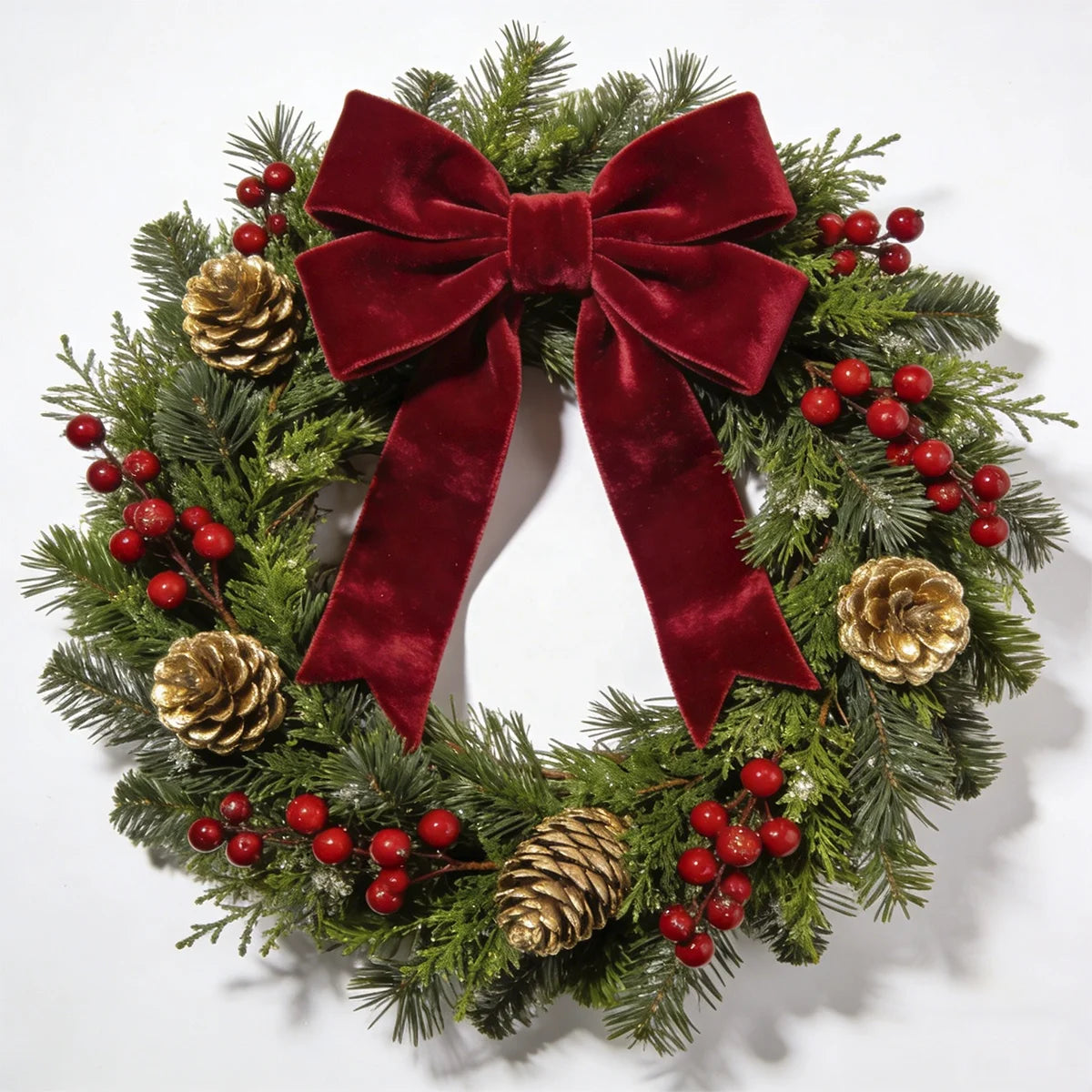 Wholesale Customized Christmas Garland Unique Christmas Wreath Decorations