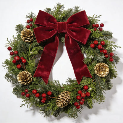 Wholesale Customized Christmas Garland Unique Christmas Wreath Decorations