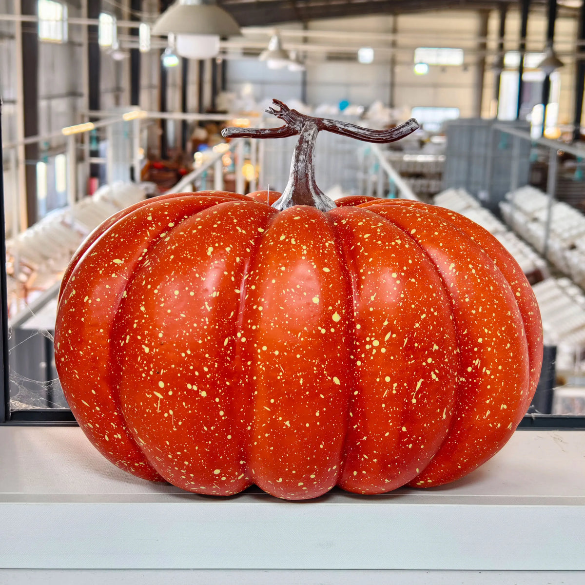 Autumn Harvest Festival Realistic Big Pumpkin Halloween Garden Decoration Display Window Porch Ornament Foam Pumpkin